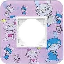 Efapel EFAPEL KIDS RAMKA 1-KROTNA RÓŻOWE MISIE 90910 RM