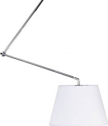 Lampa wisząca Azzardo Wisząca lampa regulowana Adam do salonu satyna biała