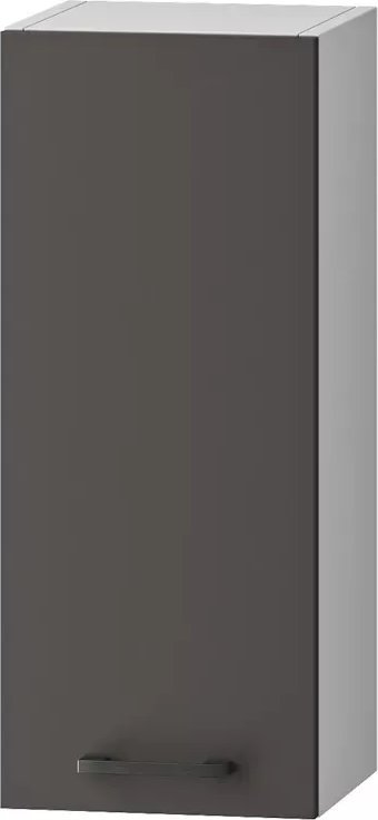 Elior Górna szafka z jednym frontem szara - Rimer 22X 30cm