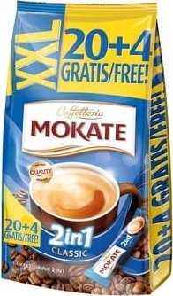 Mokate XXL 2w1 miks kawowy 20 + 4 sztuki gratis [108|70]
