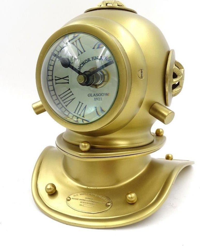 Zegar kominkowy Hełm Nurka - CLK-0078D