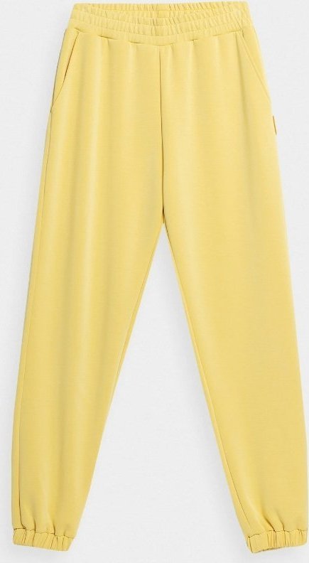 4f Spodnie damskie 4F F147 jasny żółty 4FSS23TTROF147 73S M