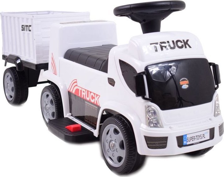 JEŹDZIK, CIĘŻARÓWKA NA AKUMULATOR Z PRZYCZEPĄ I DŹWIĘKAMI/GTS-6688-E