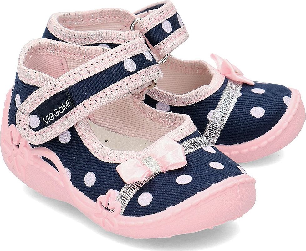 VI-GGA-MI Vi-GGa-Mi - Kapcie Dziecięce - MAJKA GROSZKI 23