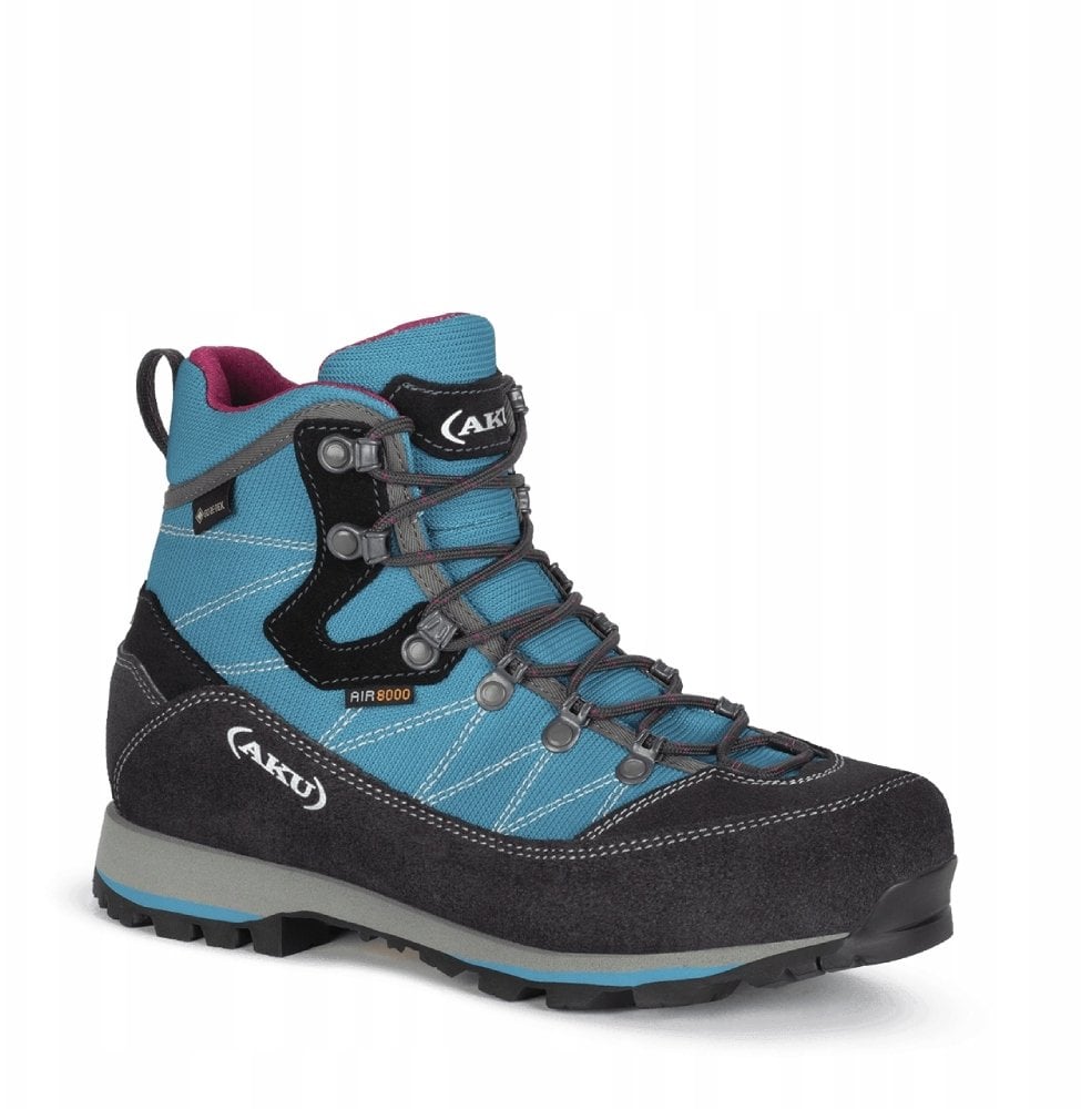 Buty trekkingowe damskie Aku W'S TREKKER LITE III WIDE GTX, turquoise/ grey, 39.5