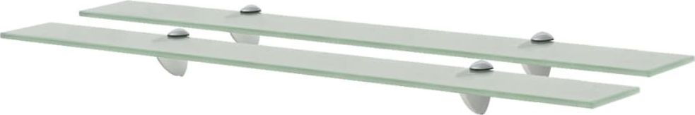 vidaXL Półka pod lustro 80cm przezroczysty (3051539)