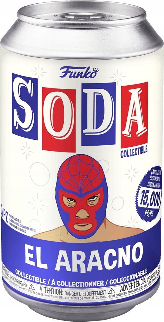 Funko Soda Luchadores El Aracno Spider Man puszka