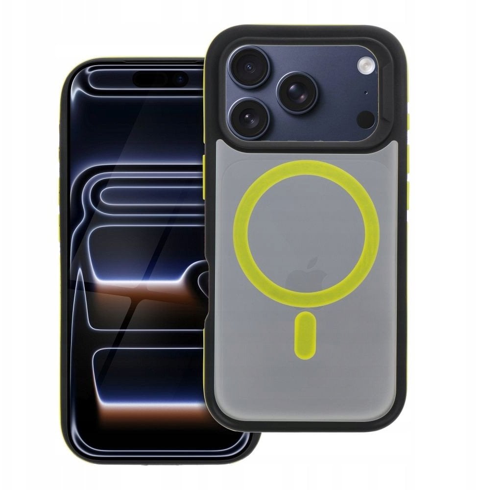 Futerał NEO do IPHONE 17 Pro kompatybilny z MagSafe żółty