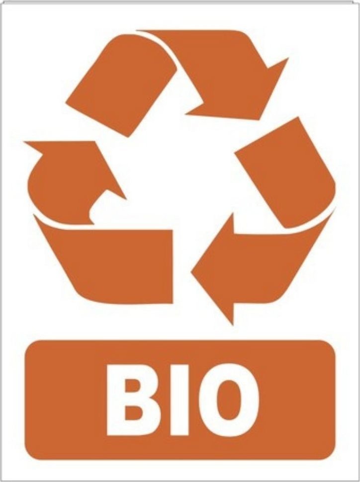 StudioCen Naklejka Odpady bio