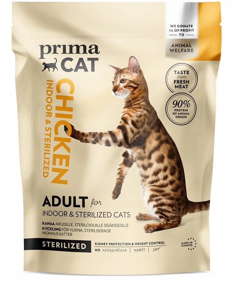 PRIMACAT CHICKEN STERILIZED ADULT 400 G