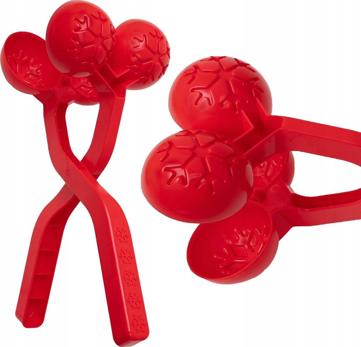 Enero ŚNIEŻKOMAT- SNOWBALL DO ROBIENIA KULEK ŚNIEŻNYCH PODWÓJNY CZERWONY 1064536