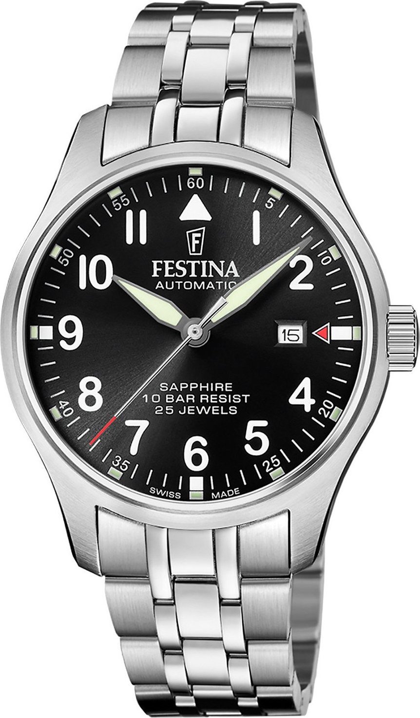 Zegarek Festina Zegarek męski Festina F20151-D srebrny