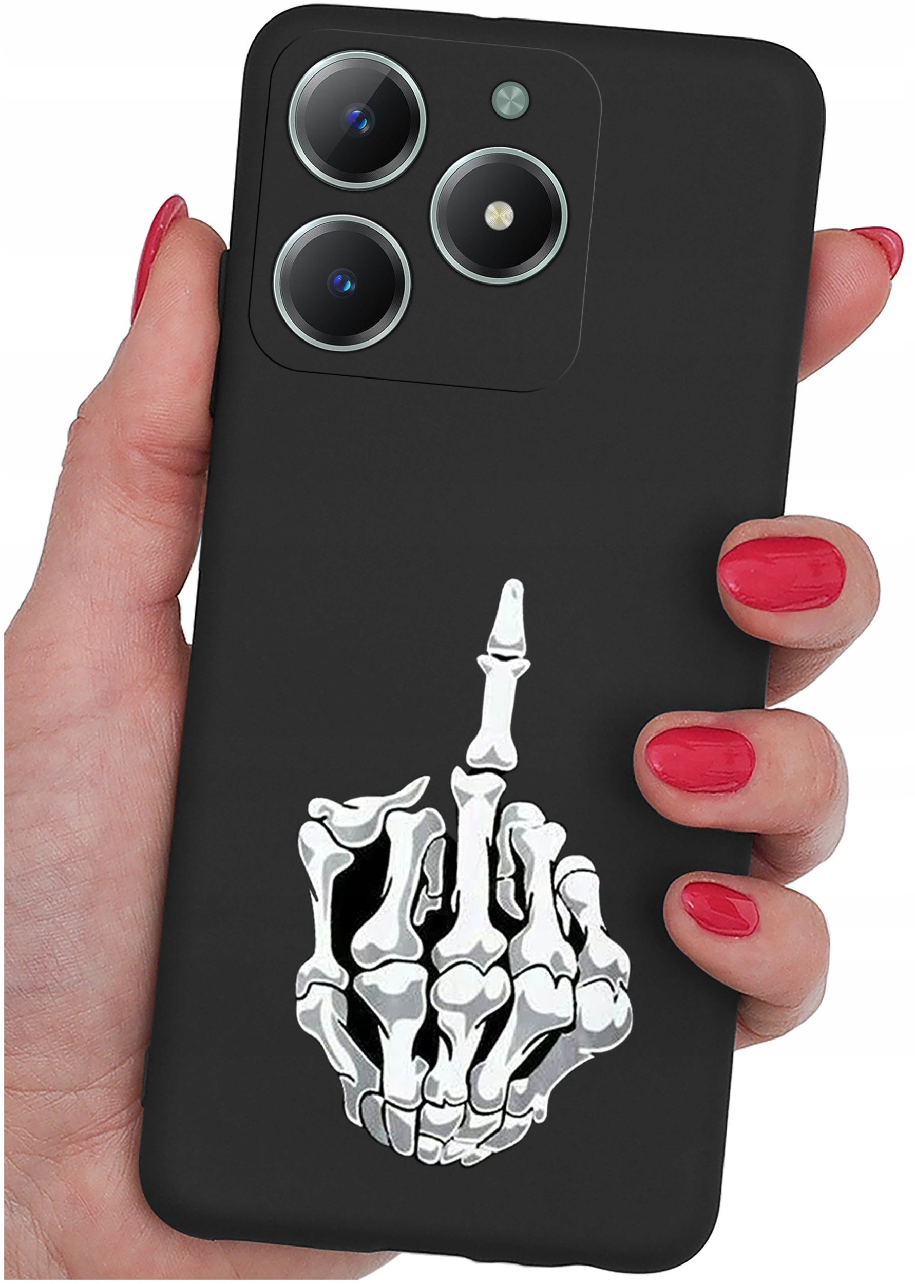 Etui do Realme C61 | C63 WZORY |SILIKONOWE MATT CASE + SZKŁO 9H