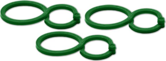 Bradas Zapinki do mocowania roślin - 2 rozmiary 40szt. Bradas 0004