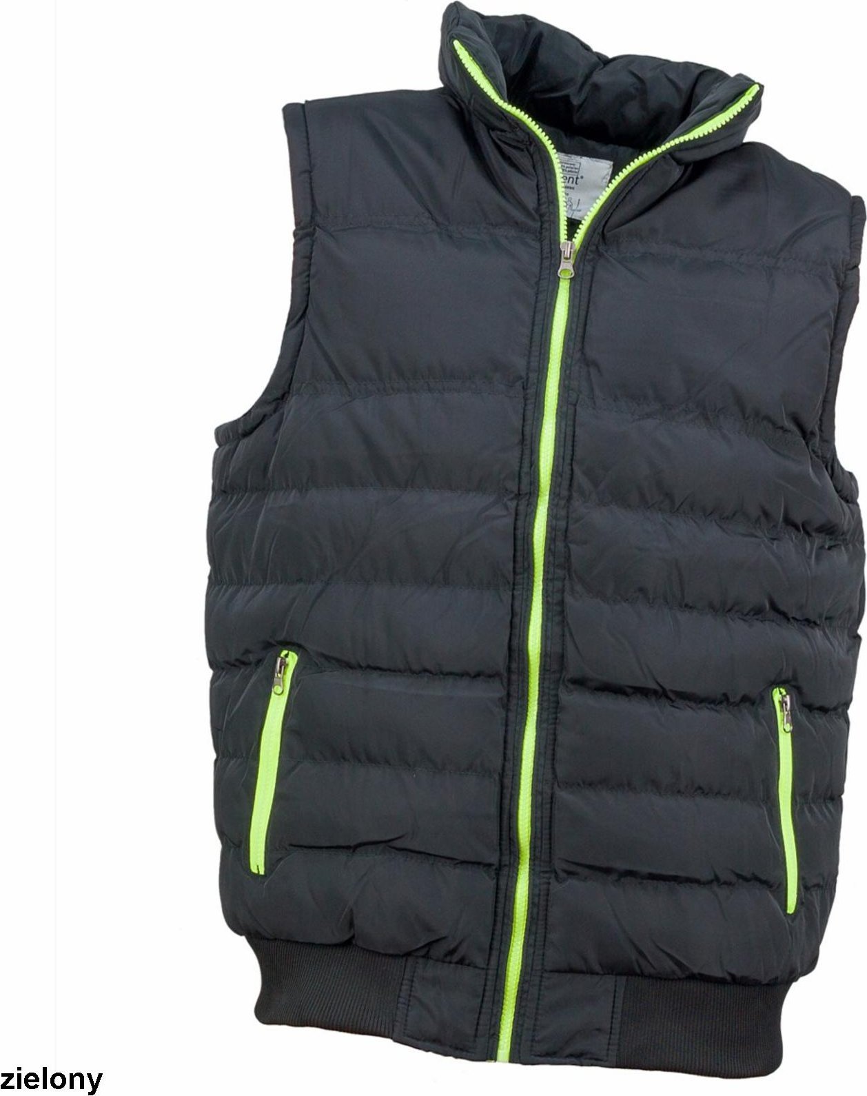 URGENT BEZRĘKAWNIK BZR - granatowy SUWAK - 3 kolory L