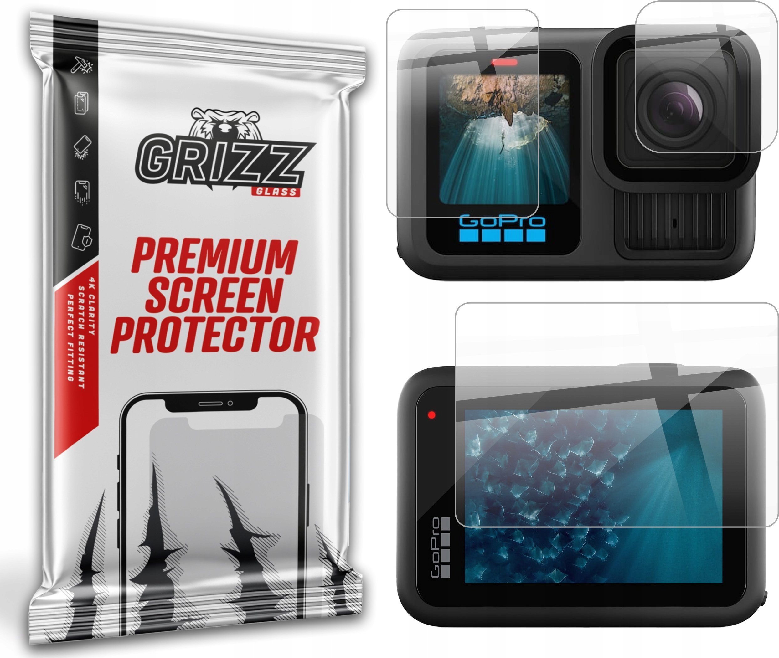 Folia ceramiczna GrizzGlass CeramicFilm do GoPro Hero 13