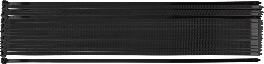 Neo Opaski zaciskowe EXTREME 9.0 × 550 mm, czarne, 50 szt.