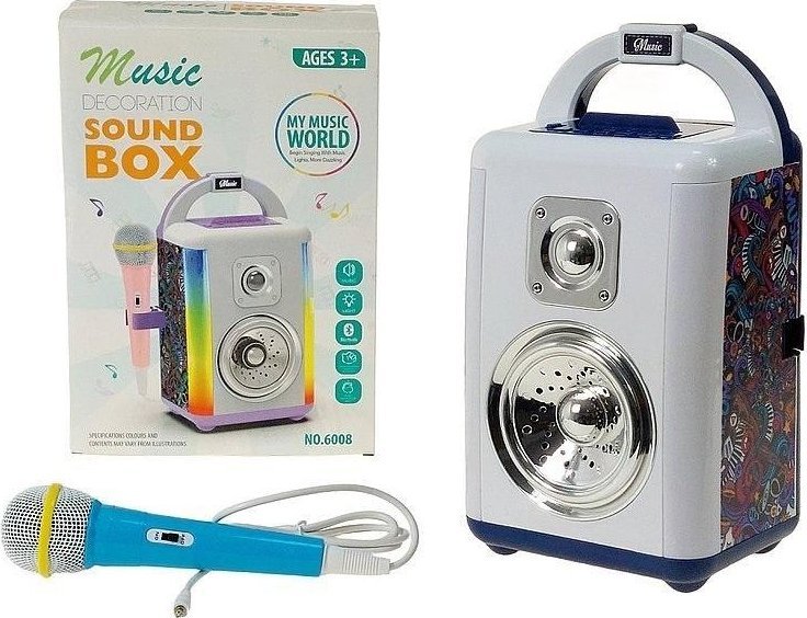 Zestaw głośnik z mikrofonem na baterie