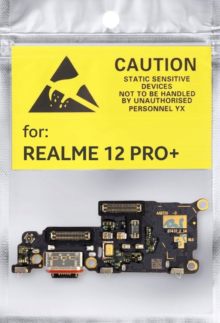 ORYGINAŁ OEM PŁYTKA GNIAZDO ŁADOWANIA USB DO REALME 12 PRO PLUS RMX3840