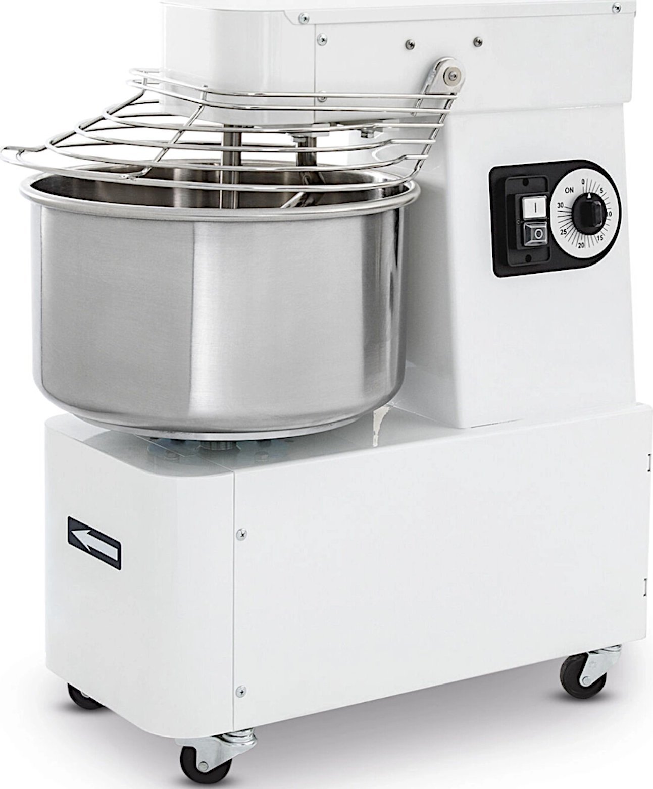 Hendi Miesiarka spiralna ze stałą głowicą i dzieżą 32 l 88 kg/h 1100 W Miesiarka spiralna ze stałą głowicą i dzieżą 32 l 88 kg/h 1100 W