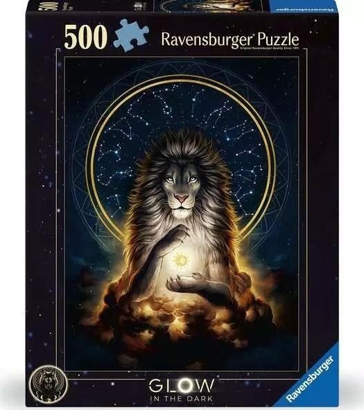 Ravensburger Puzzle świecące Lew 500 elementów