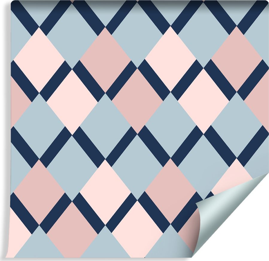 Muralo Tapeta GEOMETRYCZNA - Kolorowe Romby