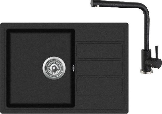 Zlewozmywak Aquasanita Aquasanita SET ECO-2-B+5553E2-601