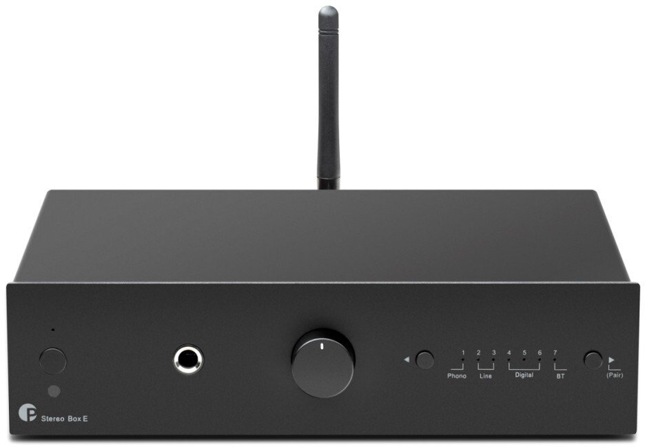 Pro-Ject Audio Systems STEREO BOX E - Minimalistyczny wzmacniacz zintegrowany - Czarny