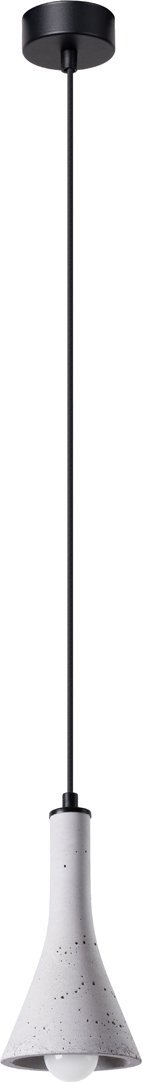 Lampa wisząca Sollux Lighting SOLLUX Lampa wisząca REA 1 beton 1 x E14 SL.1223