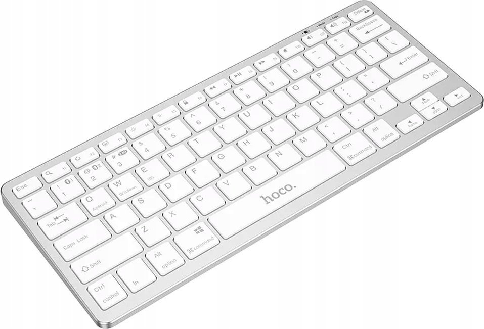 Klawiatura Hoco klawiatura wireless QWERTY GM32 silver