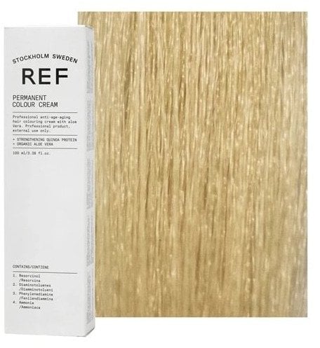 Ref Stockholm, Permanent Colour, Vegan, Permanent Hair Dye, 10.0 Extra Light Blonde, 100 ml