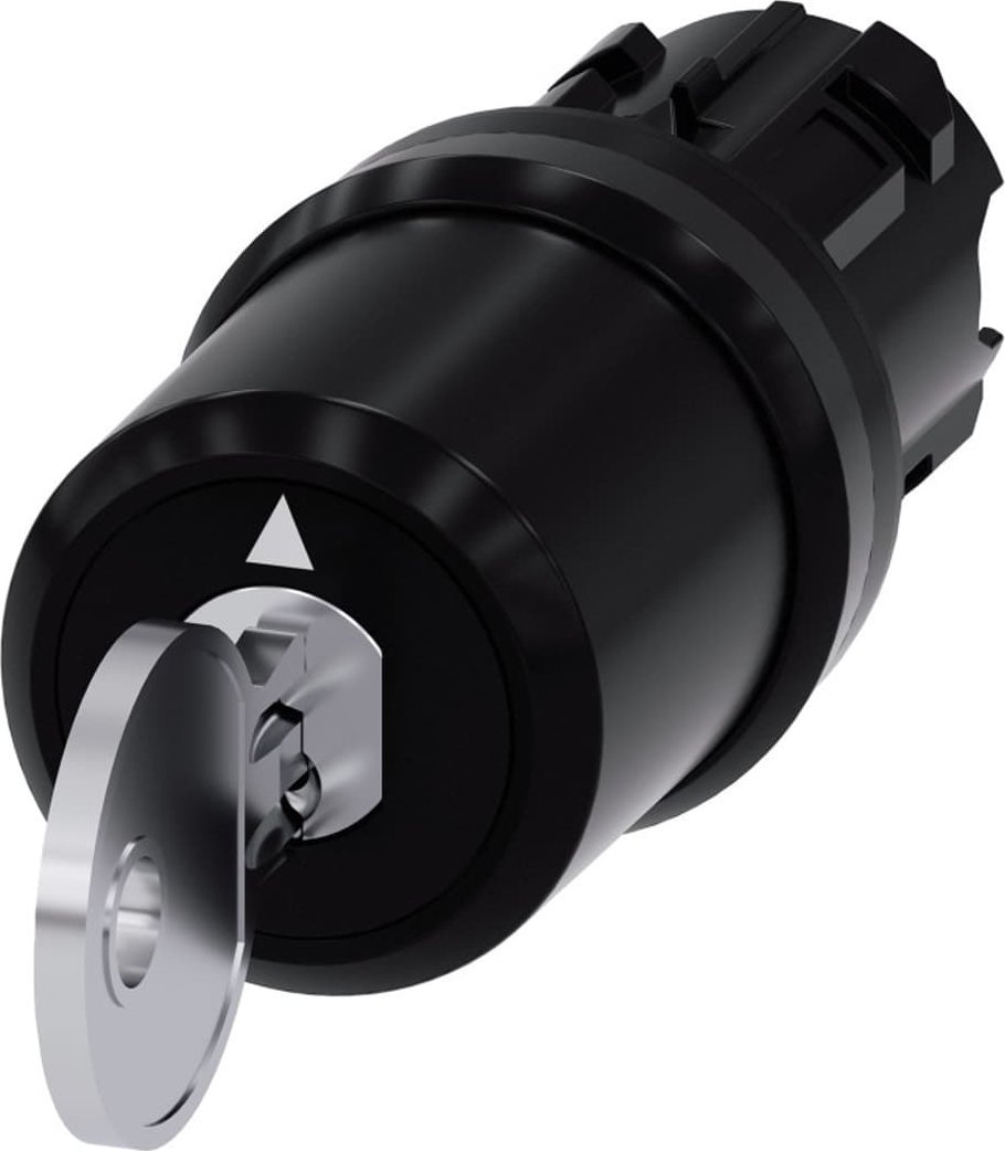 Siemens Przełącznik z kluczem siemens 22mm okrągły tworzywo nr zamka ssg10 z 2 kluczami 3SU1000-5BL01-0AA0