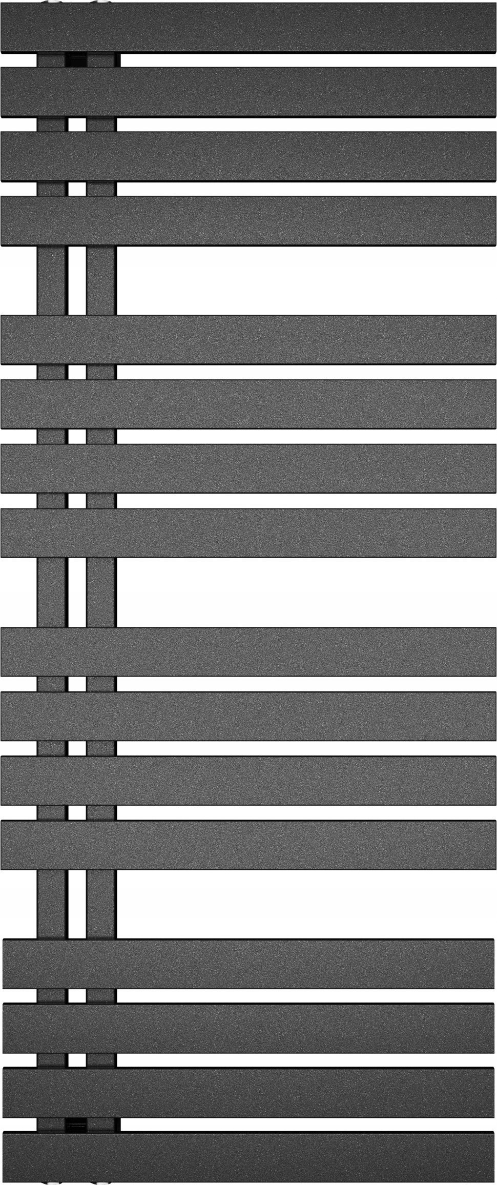 Grzejnik łazienkowy Instal-Projekt Grzejnik POP STAR 50/120 graphite C12 podł. dolne 50