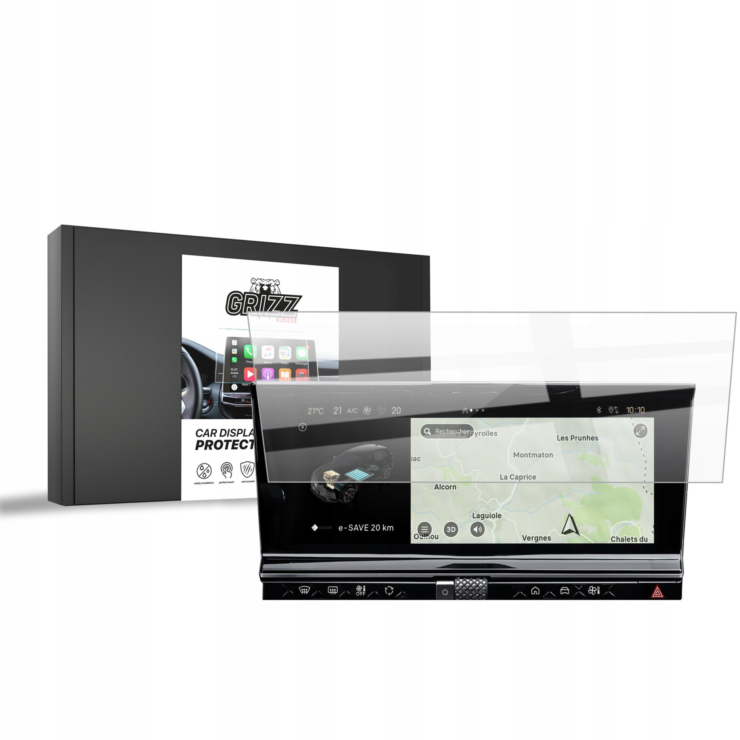 Folia ceramiczna GrizzGlass CarDisplay Protection do DS7 2017-2022