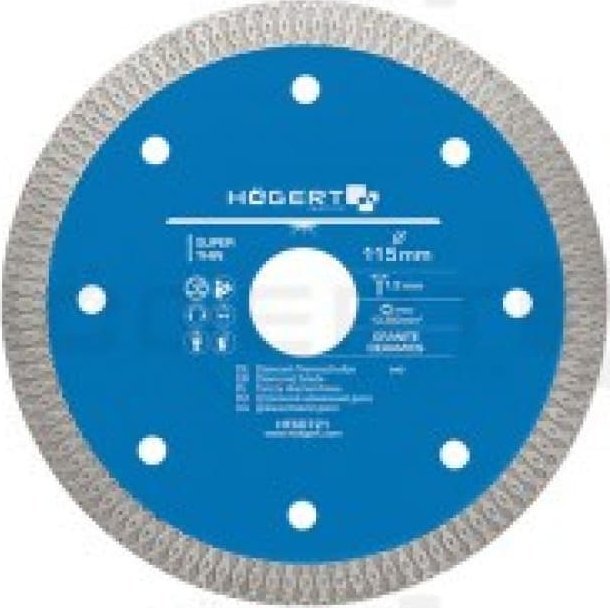 Högert Technik Tarcza diamentowa 125mm do ceramiki HT6D722