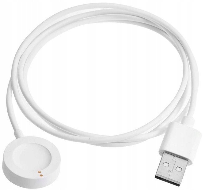 KABEL PODSTAWKA ŁADUJĄCA DOCK USB ŁADOWARKA DO ZEGARKA FOSSIL GEN 4 / GEN 5 (biała
