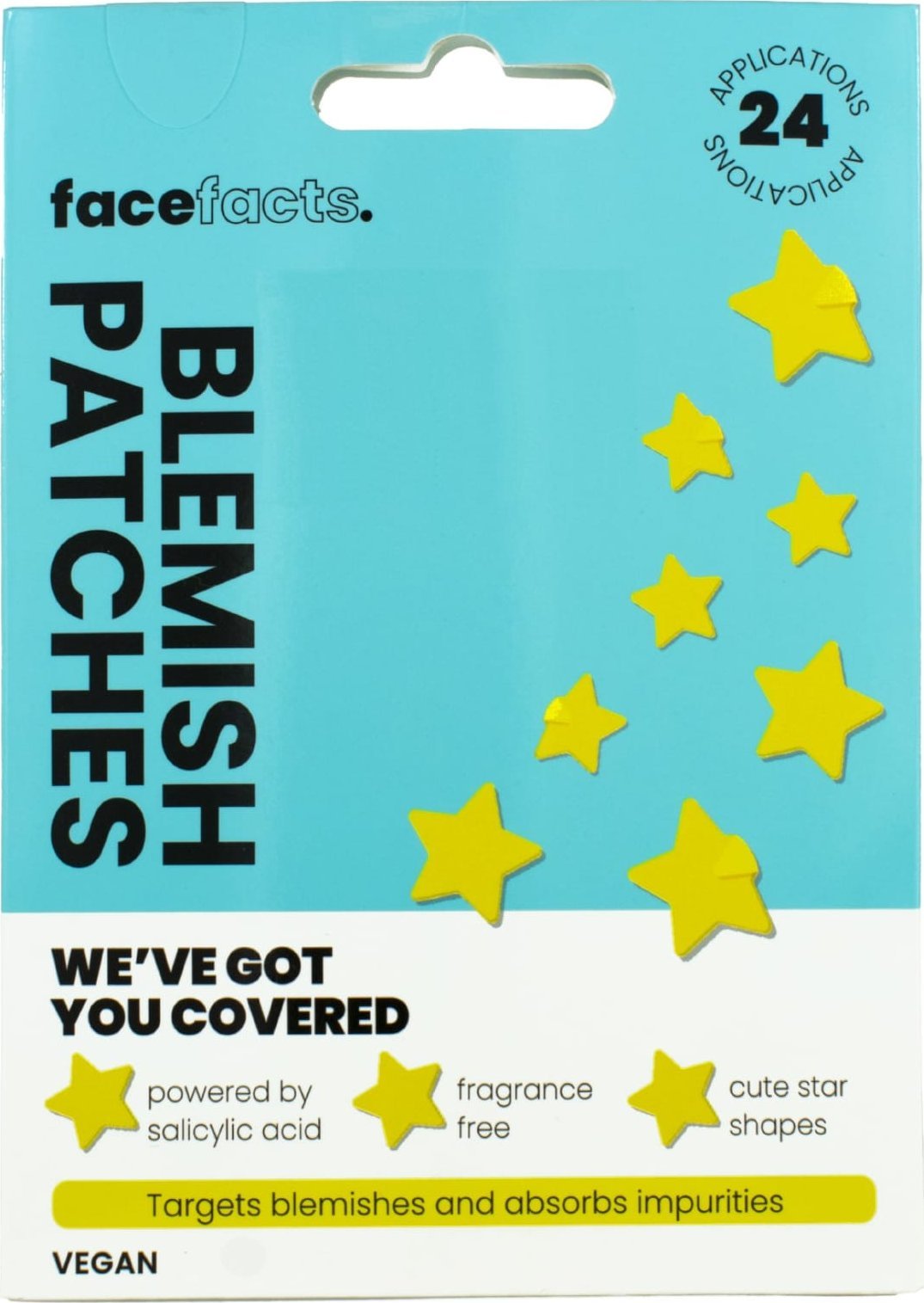 Milton Face facts Blemish Patches Plastry na wypryski - Stars 24szt.