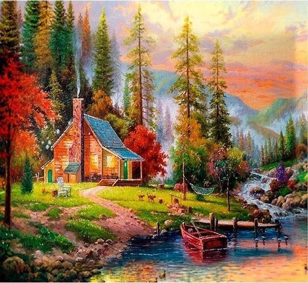 Norimpex Mozaika diamentowa 5D - Jesień 40x30cm