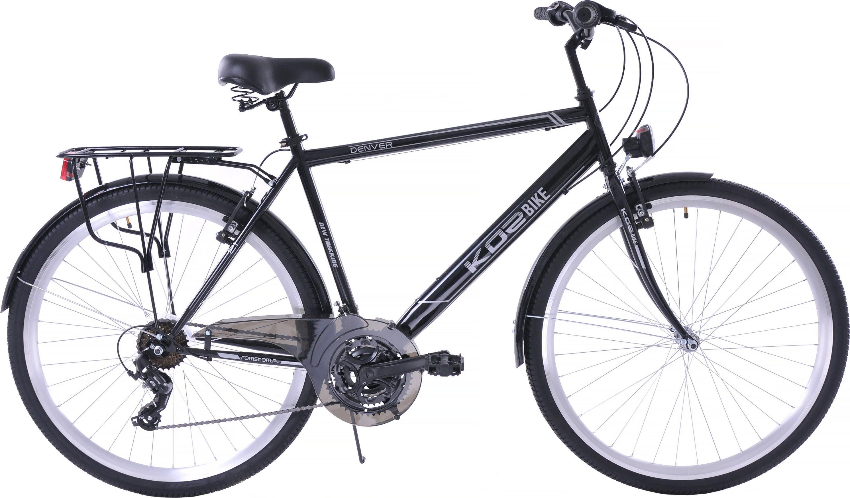 Kozbike Rower trekkingowy męski 28 Kozbike DENVER (21") czarny (21S)