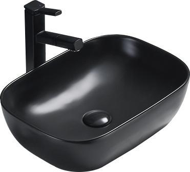 Umywalka Mexen Mexen Rita umywalka nablatowa 45 x 32 cm czarna mat - 21084585