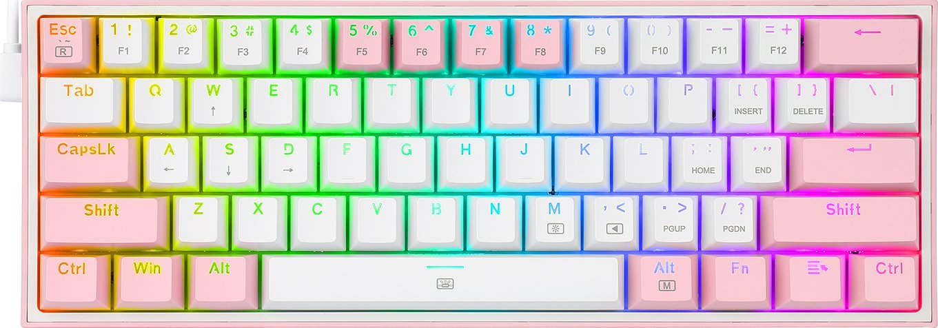 Klawiatura Redragon K617 Fizz (K617-RGB pink)