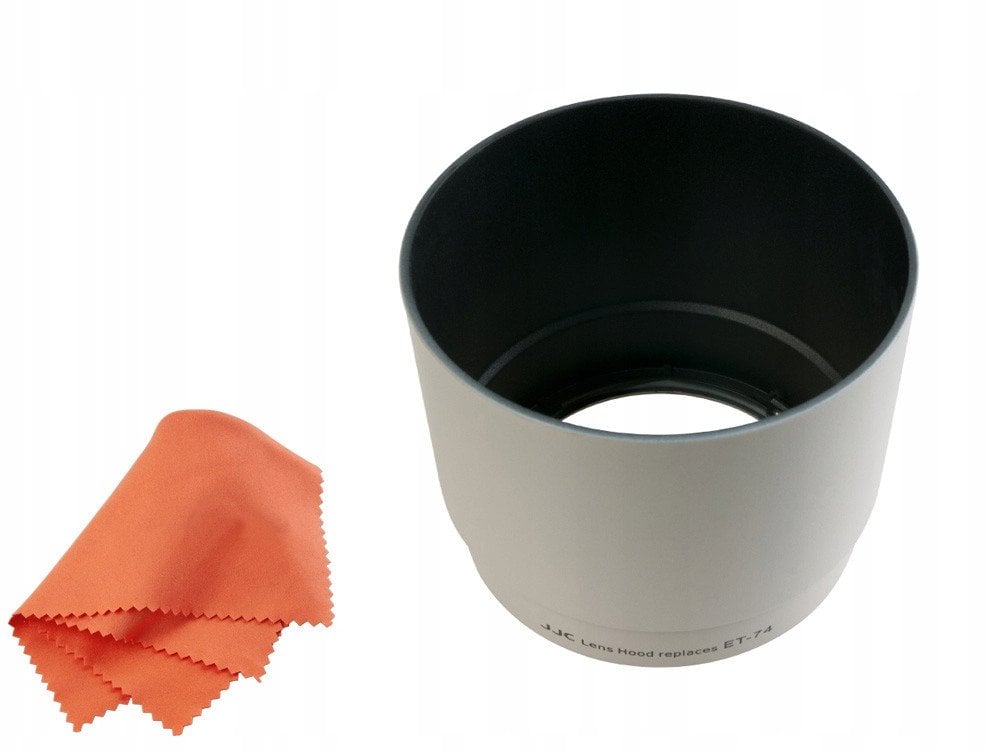 Osłona na obiektyw JJC Osłona przeciwsłoneczna JJC typu Canon ET-74 biała