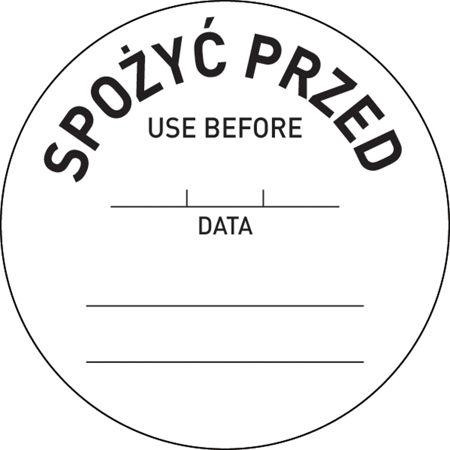 Hendi Naklejki food safety spożyć przed PL EN 500 szt. Hendi 850145 Naklejki food safety spożyć przed PL EN 500 szt. Hendi 850145
