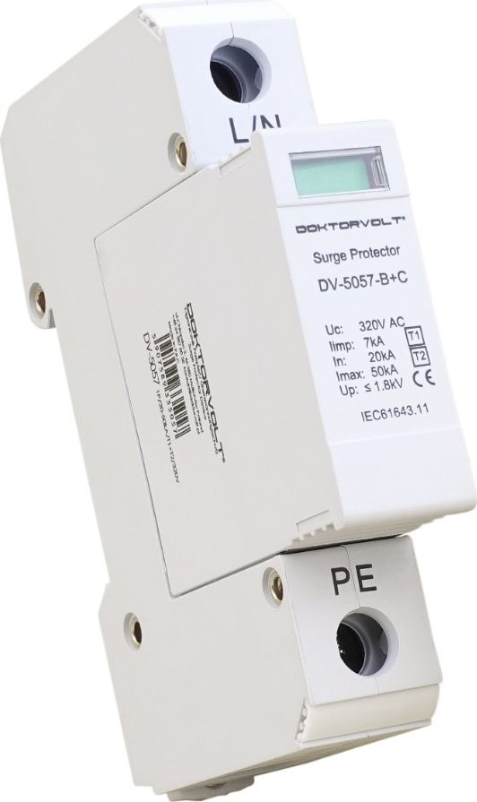 Doktorvolt Ogranicznik przepięć ochronnik 1P 20-50kA AC T1/T2 Doktorvolt 5057