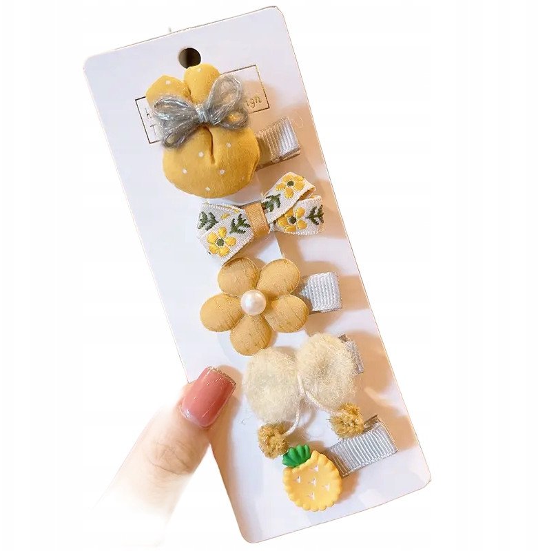 Zestaw Spinek do włosów Dziewczęcy 5 Sztuk XXXIV