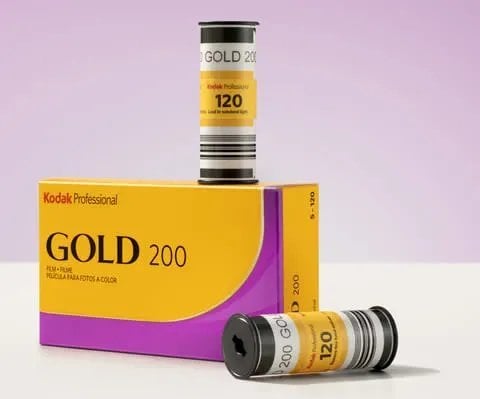 Kodak Professional Gold 200 120 Film 5-pack