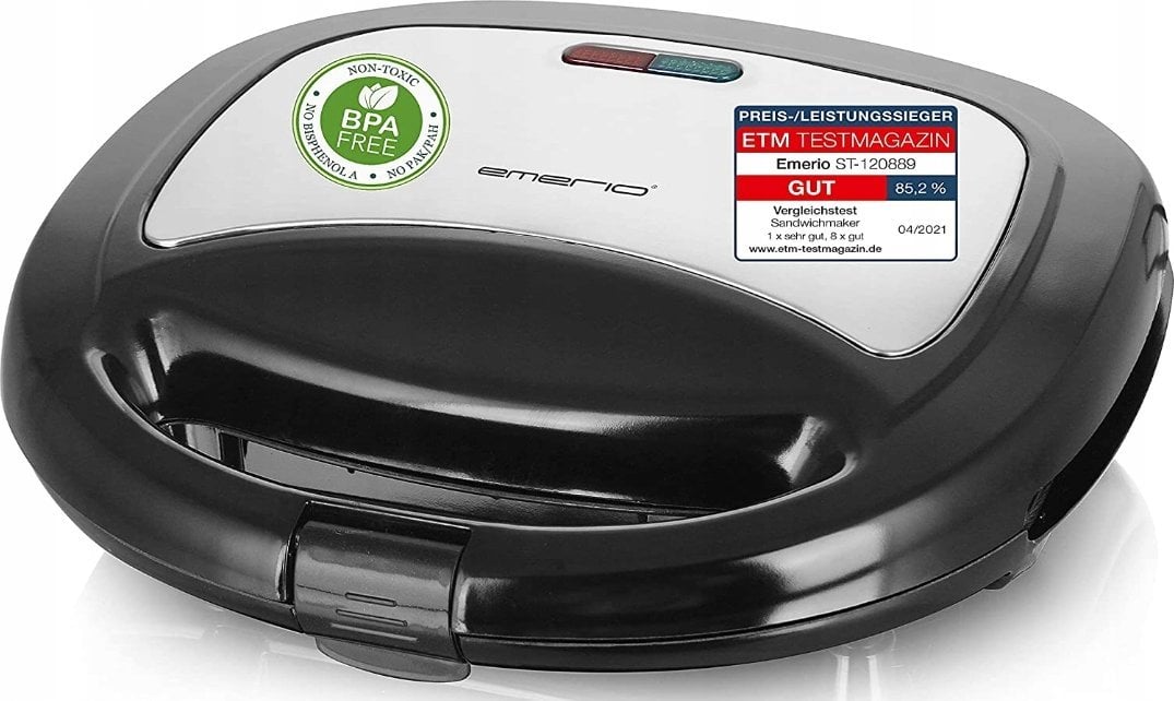 Opiekacz Emerio Emerio Sandwichtoaster, 2-Scheiben-Toaster, Antihaftbesch.