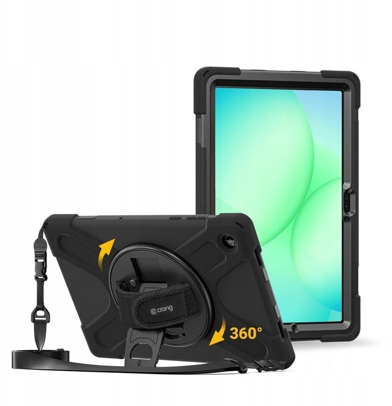 Etui na tablet Crong Defender Plus – Pancerne etui Samsung Galaxy Tab A11+ 10.9” (czarny)