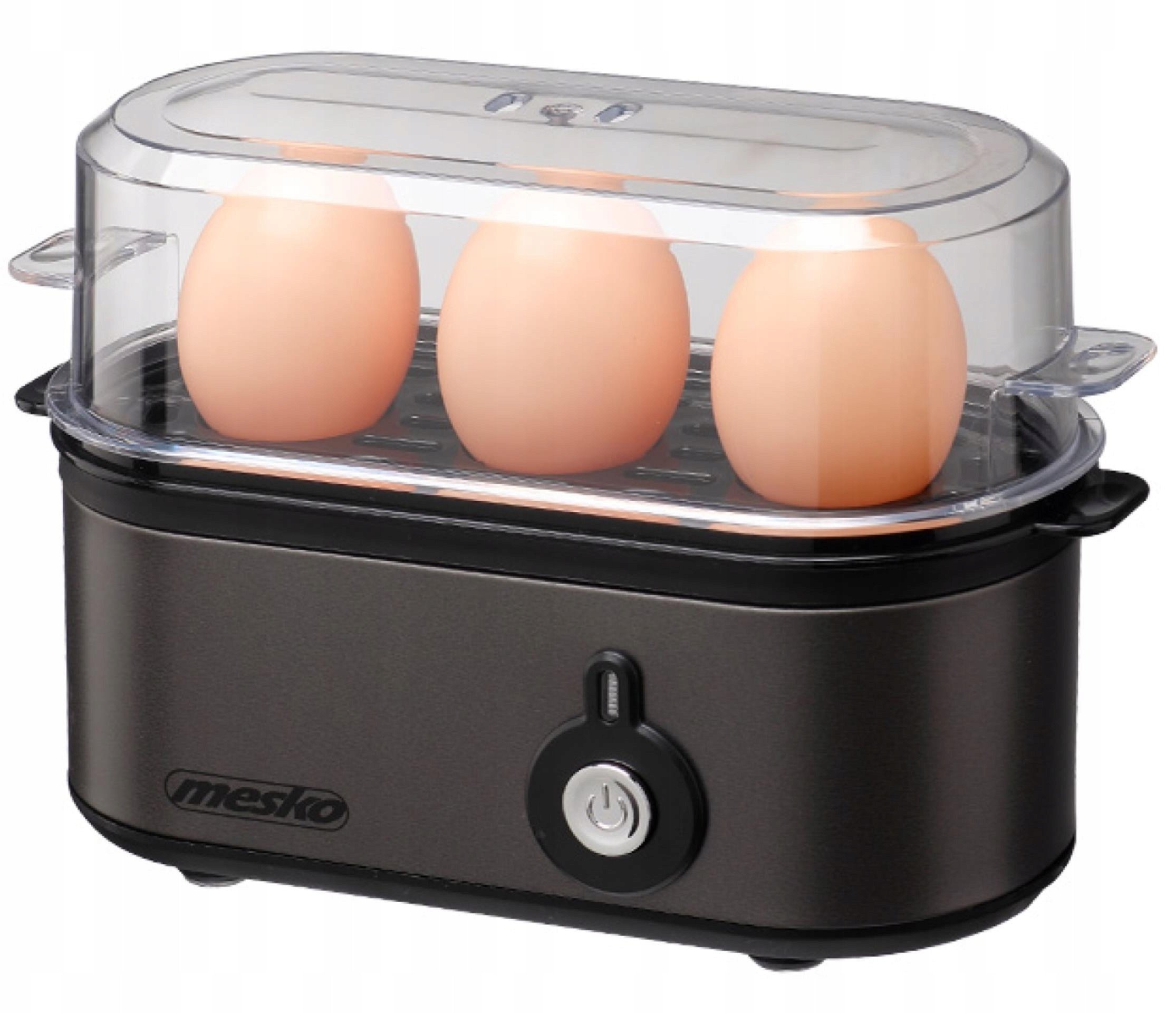 Jajowar na 3 jaja Mesko, Ciemny szary, MS 4485 GM