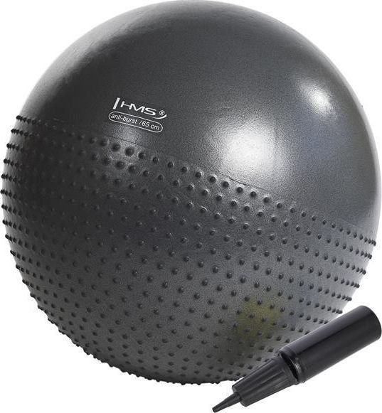 HMS Piłka gimnastyczna masująca YB03 75cm czarna